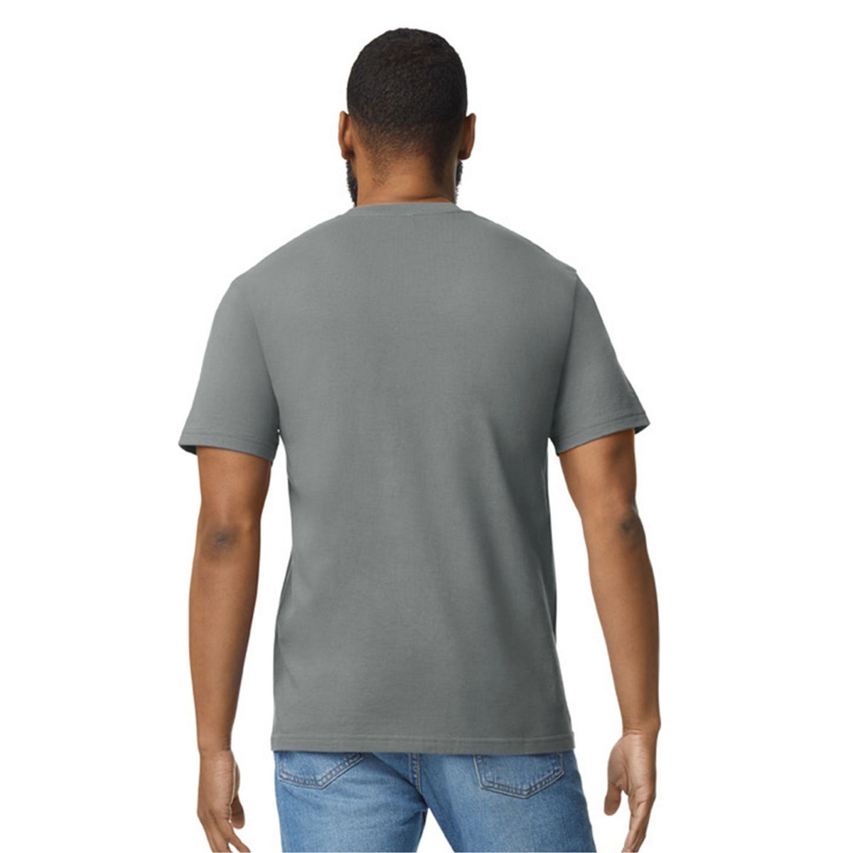 T-shirt SOFTSTYLE gris foncé, GILDAN