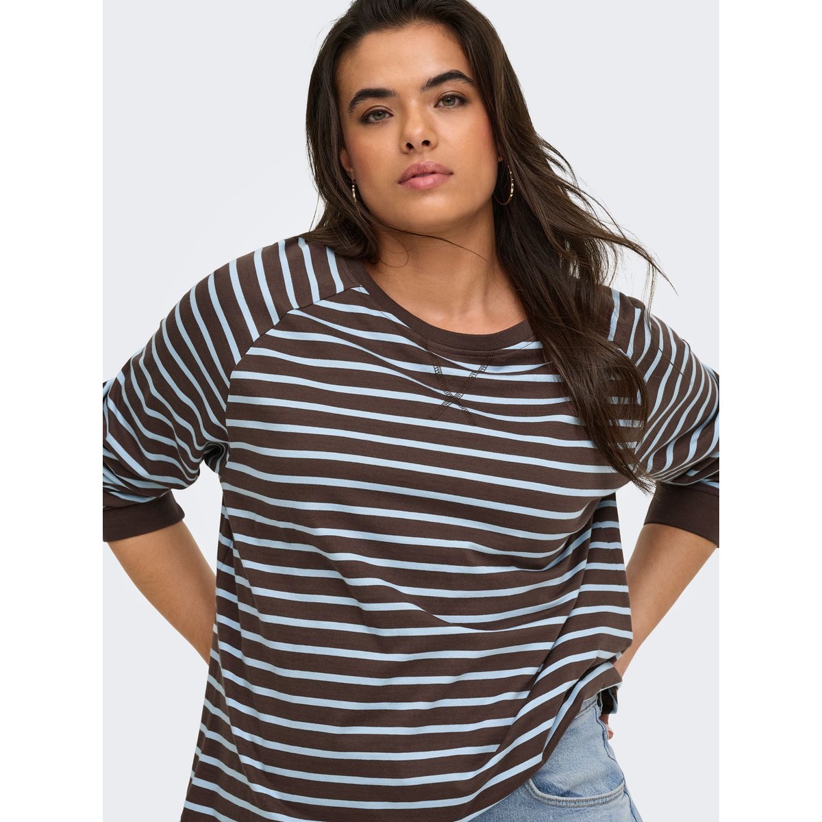 Top marron - shopping bag 1, ONLY CARMAKOMA