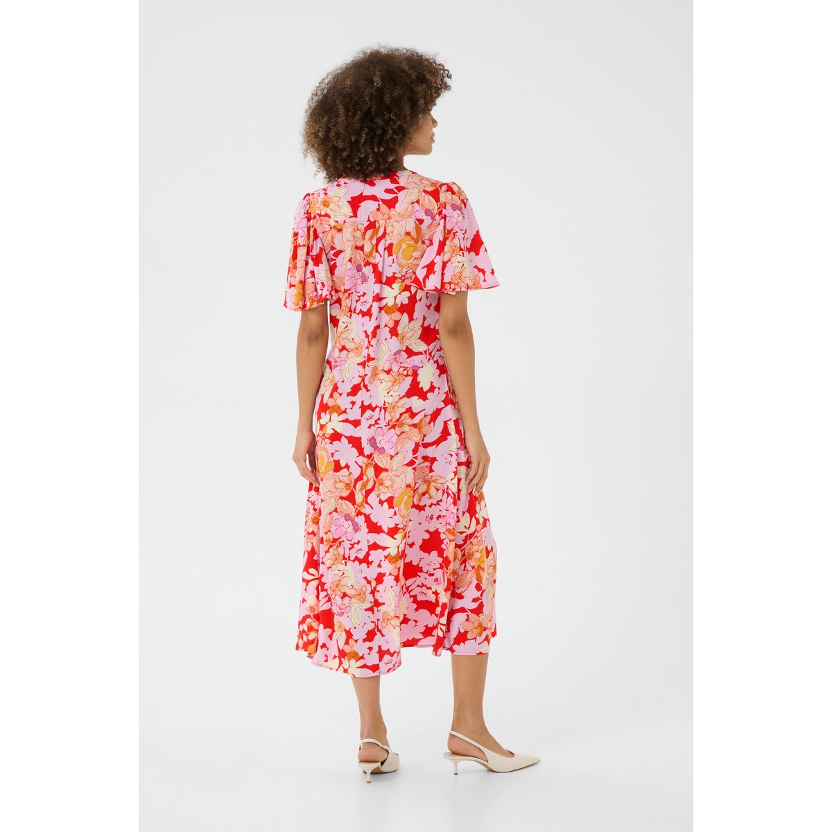Dress rouge/rose flower, CULTURE