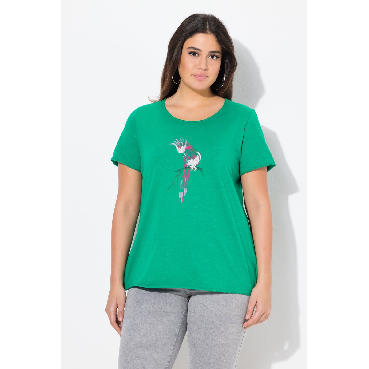 T-shirt vert mousse, ULLA POPKEN