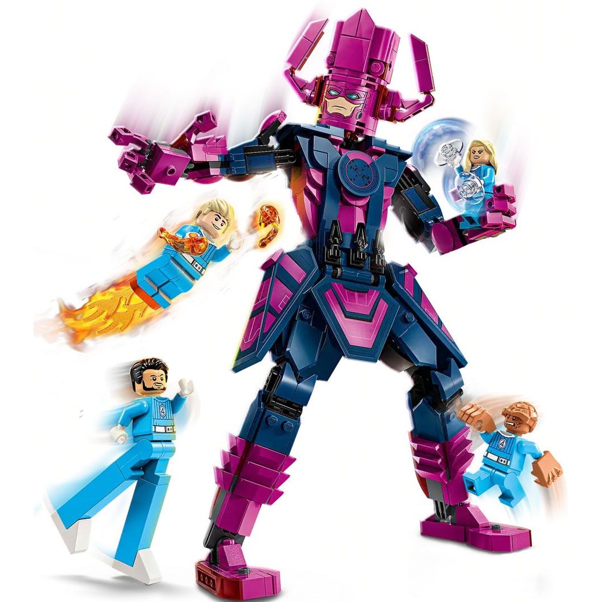 LEGO Marvel 76316 : Les Quatre Fantastiques contre Galactus - Set de Construction pour Enfants couleur unique, LEGO