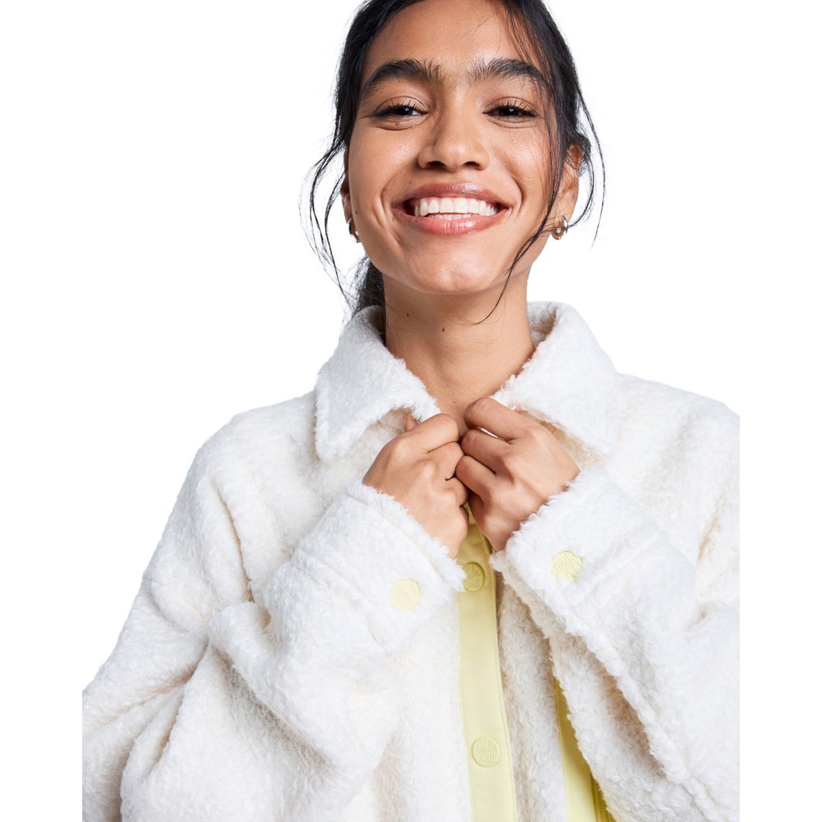 Veste chemise POLAR SHACKET. blanc whisper white, ROXY