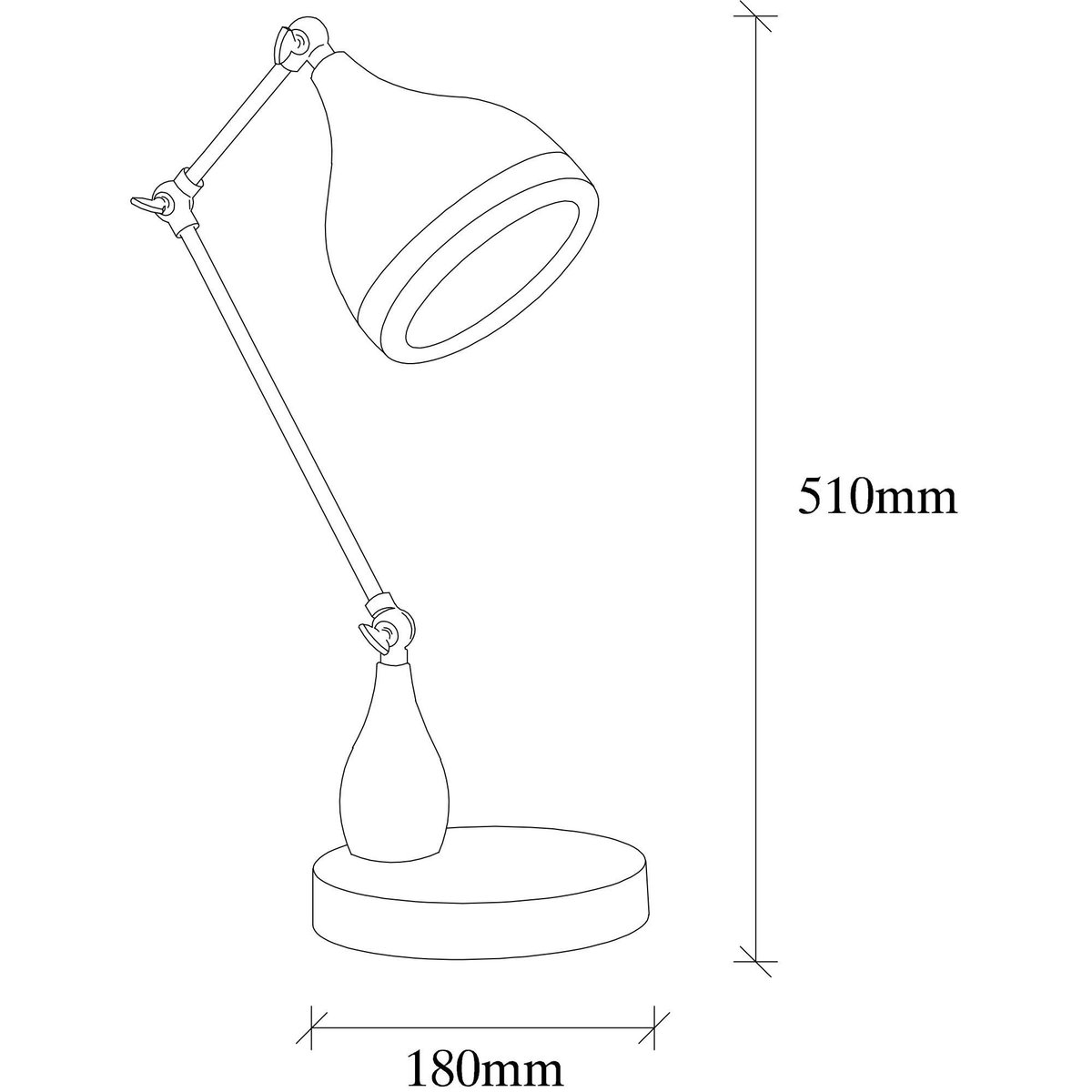 Lampe articulée design noir & cuivre, style moderne chic SILE noir, PIER IMPORT