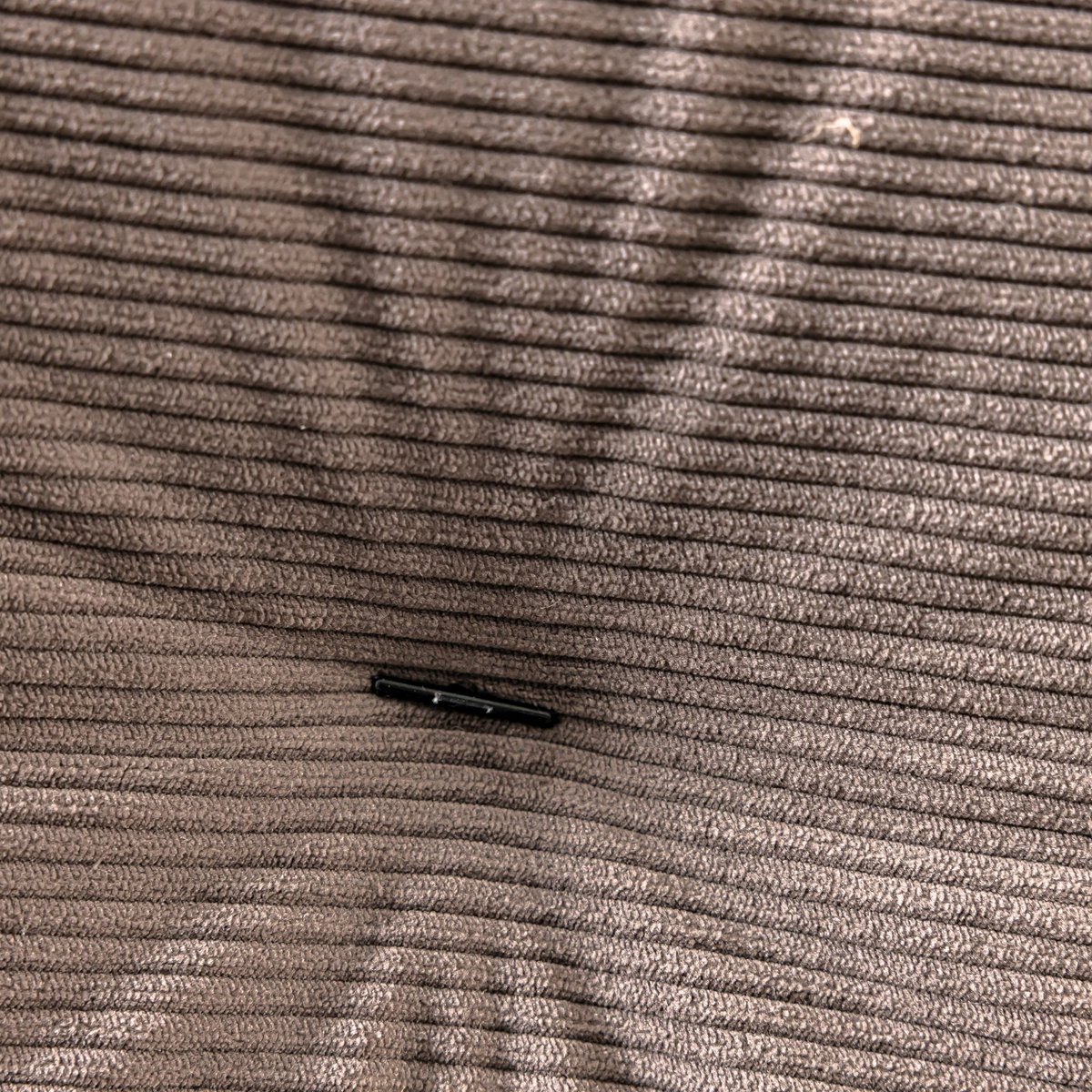 Matelas futon latex ferme velours côtelé marron, TERRE DE NUIT