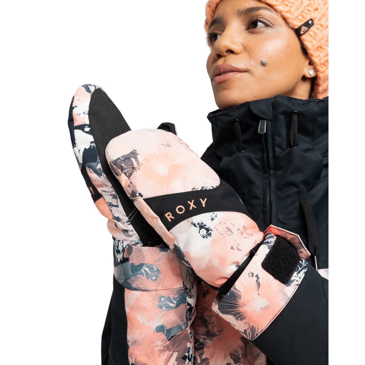 Moufles. rose peach pink dreamy picture, ROXY