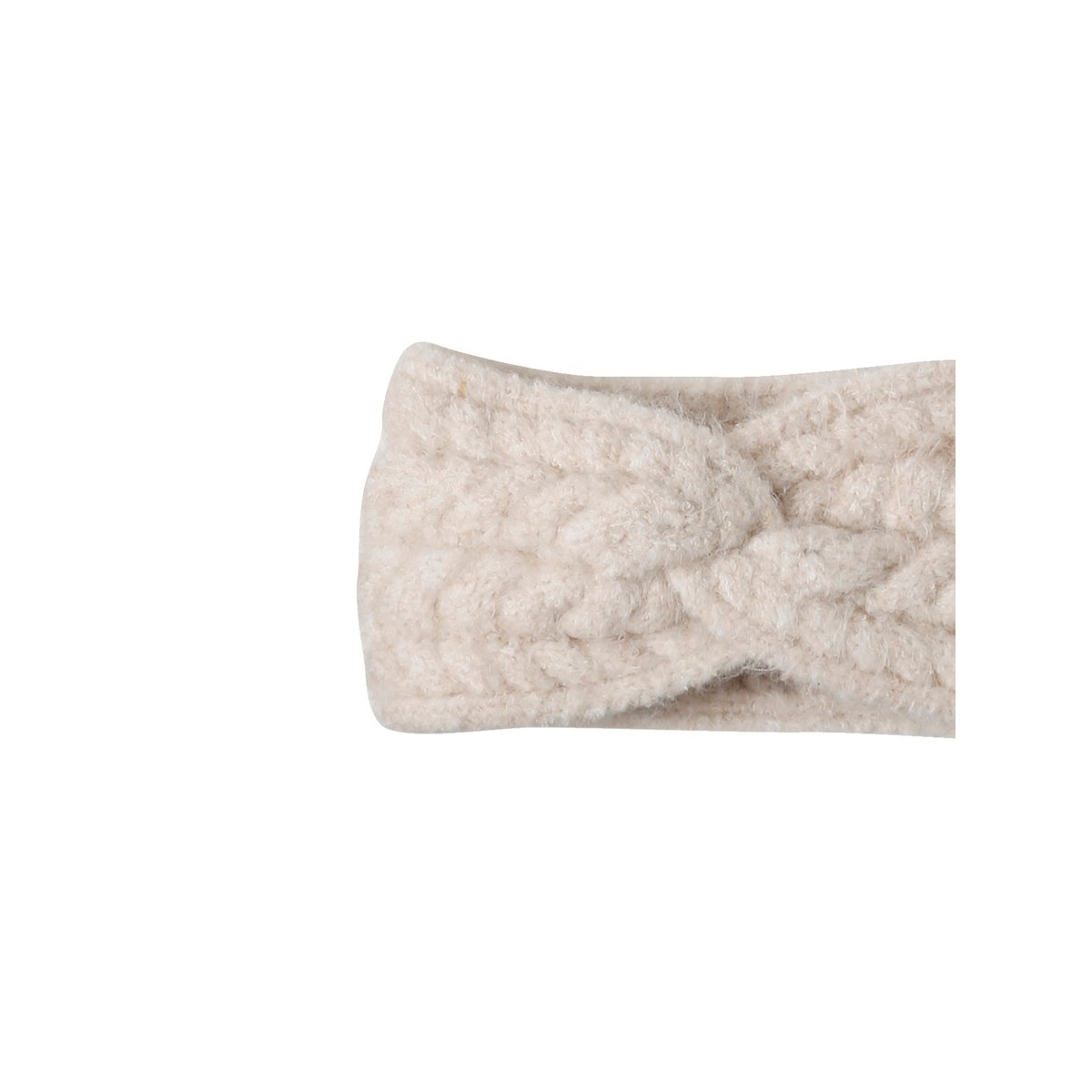 Bandeau en maille torsadée écru, VERTBAUDET