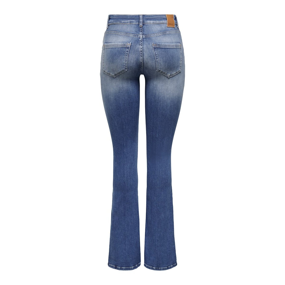 Mid Rise Flared Jeans medium blue , ONLY