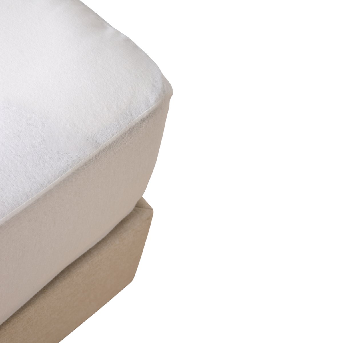 Protège matelas jersey coton bio - ISIDORE blanc, CAMIF