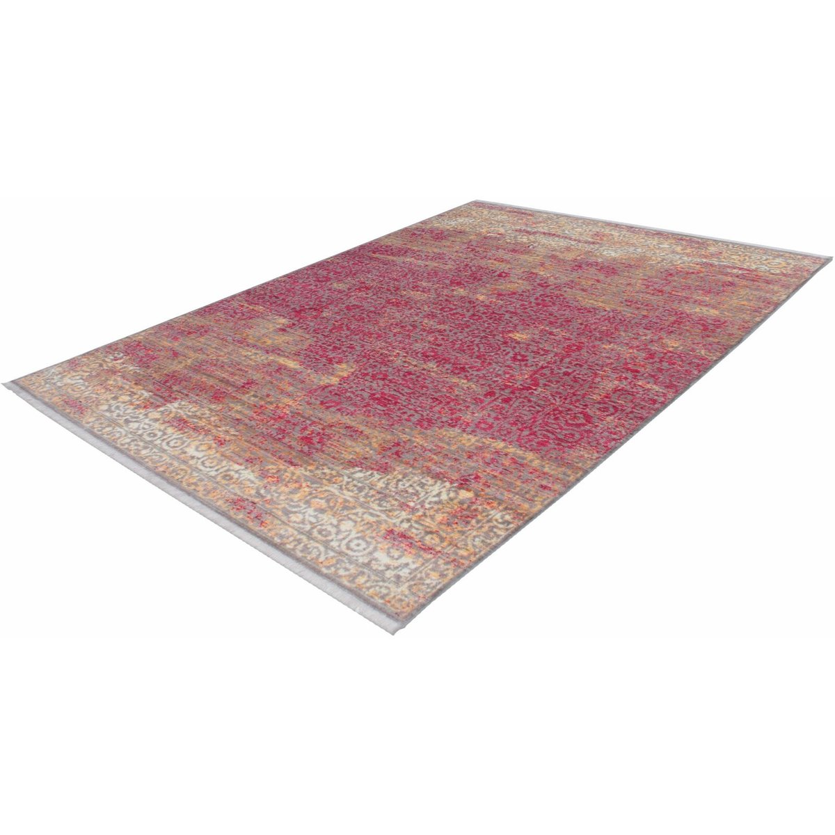 Tapis tissé rectangulaire, Antigua orange, rouge, ARTE ESPINA