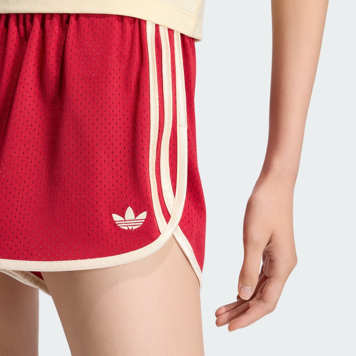 Short Sprinter 3S Mesh Short Sprinter 3S Mesh team victory red / warm vanilla, adidas Originals