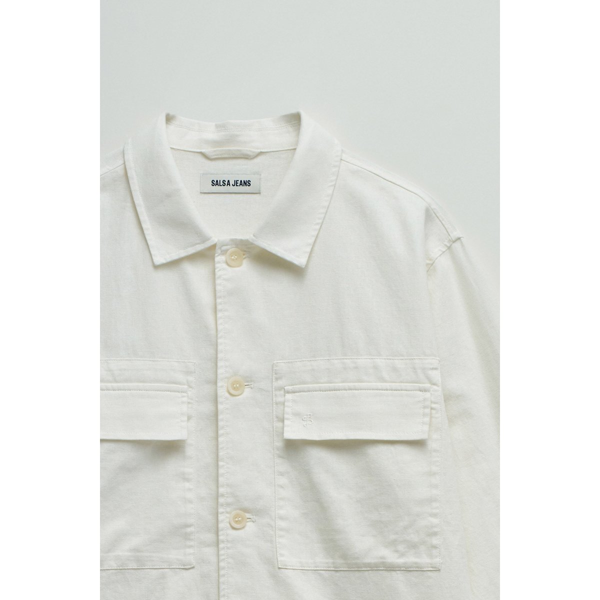 SURCHEMISE EN LIN beige, SALSA JEANS