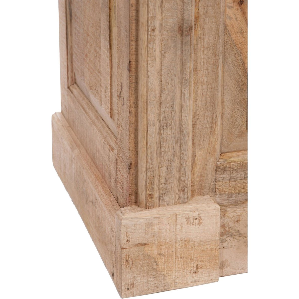 Armoire bar en bois 2 tiroirs naturel, RECOLLECTION