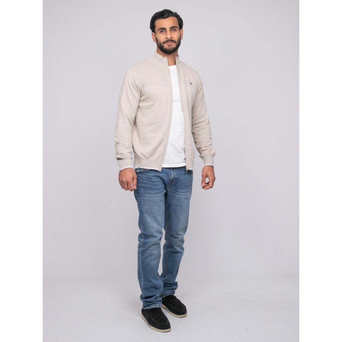 Gilet Zipé Amoulin beige, RITCHIE