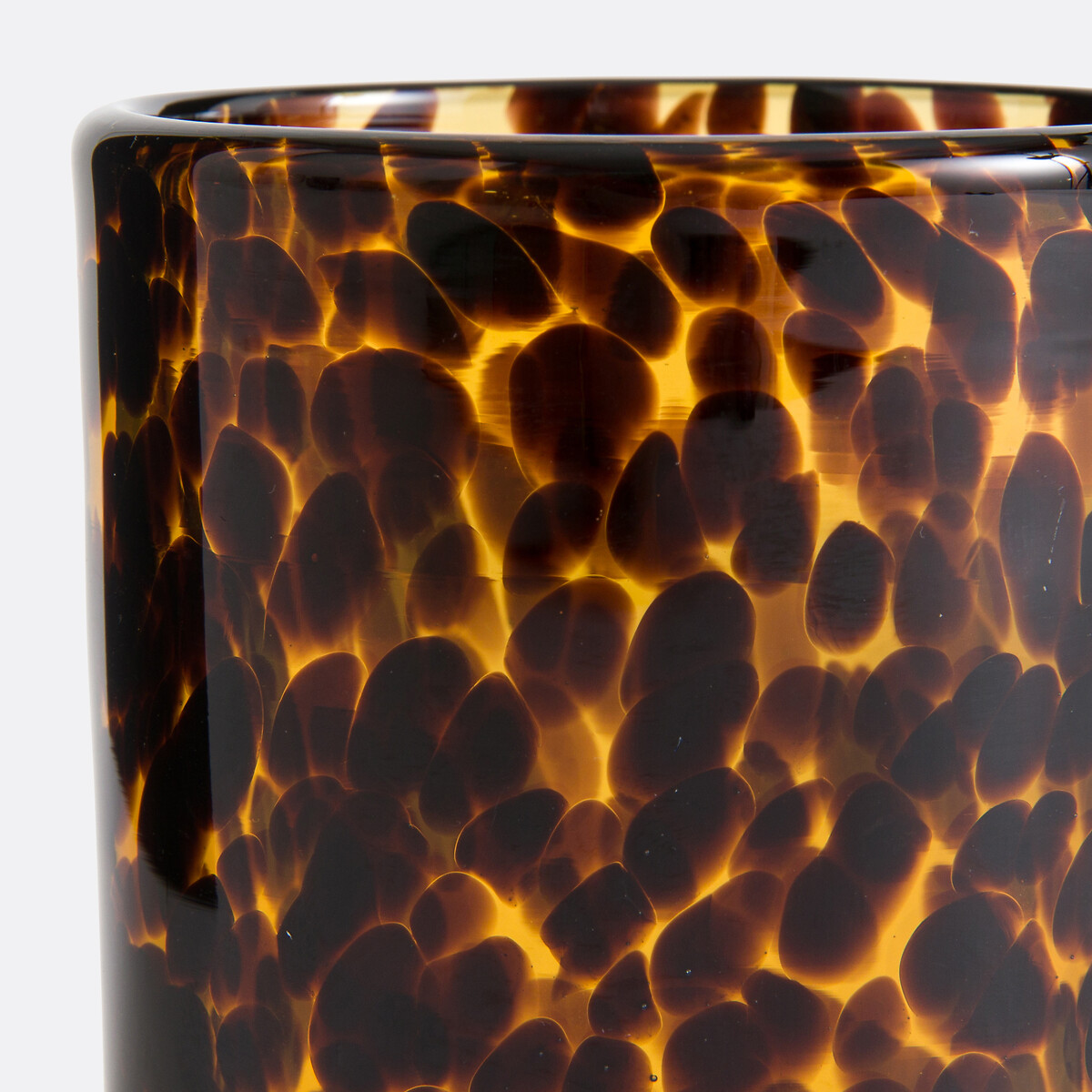 Set of 6 Fauvita Tumbers in Amber Glass brown, LA REDOUTE INTERIEURS