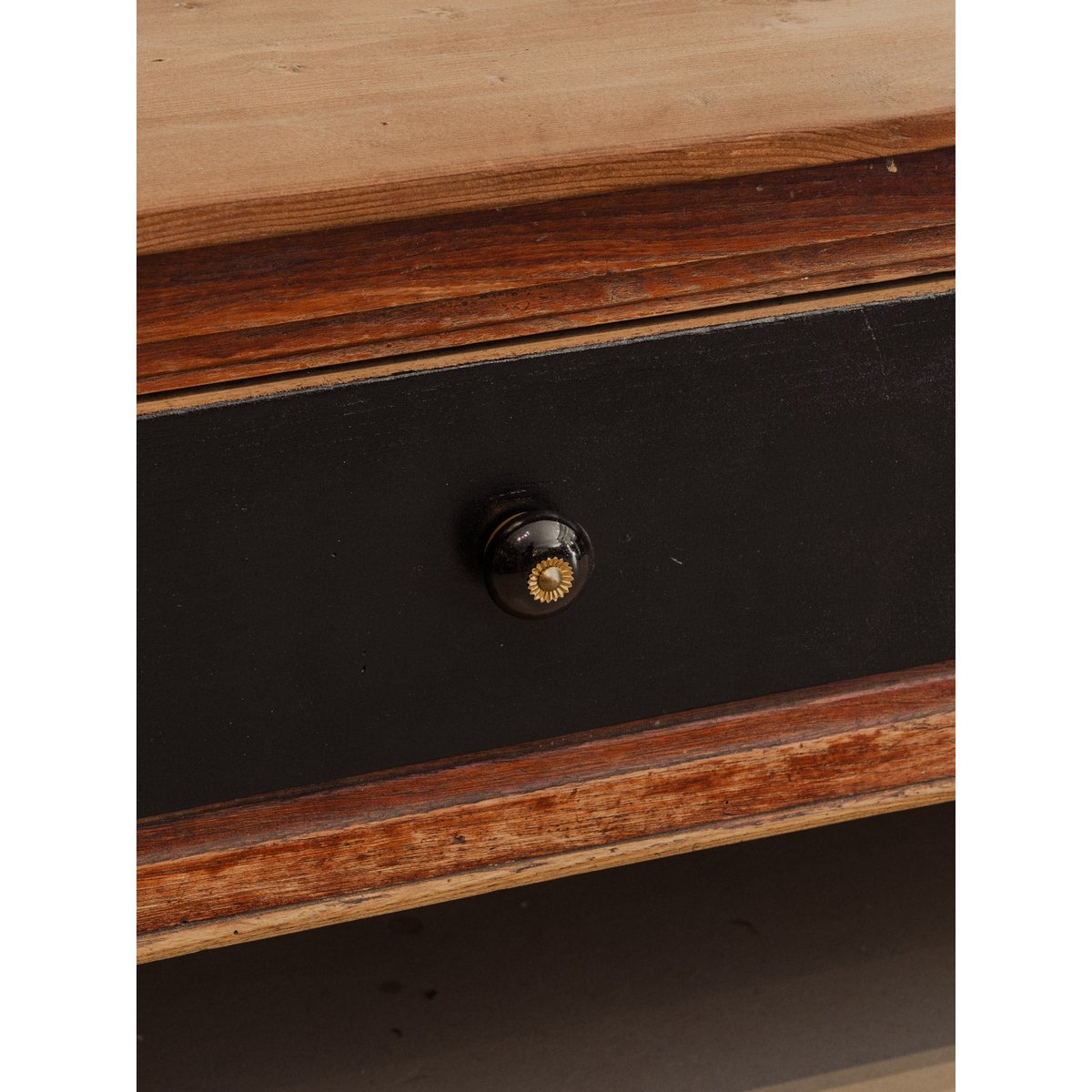 Table basse en bois Léonie N°882 - Bon état bois foncé, DEBONGOUT