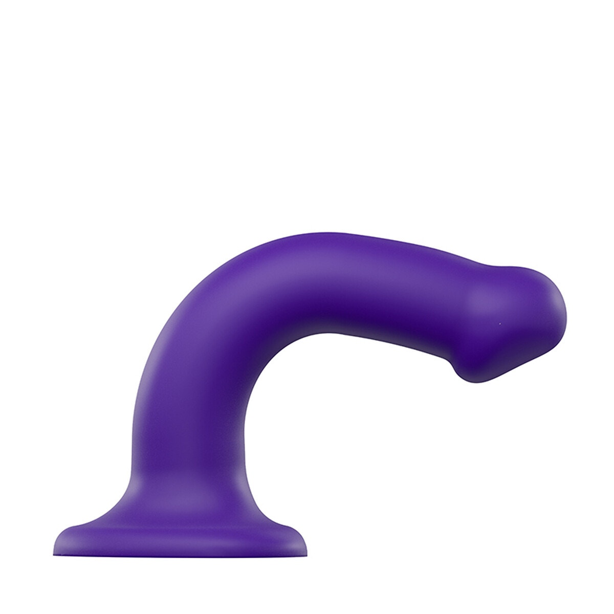 Dildo dual density semi réaliste bendable taille M violet, STRAP-ON-ME
