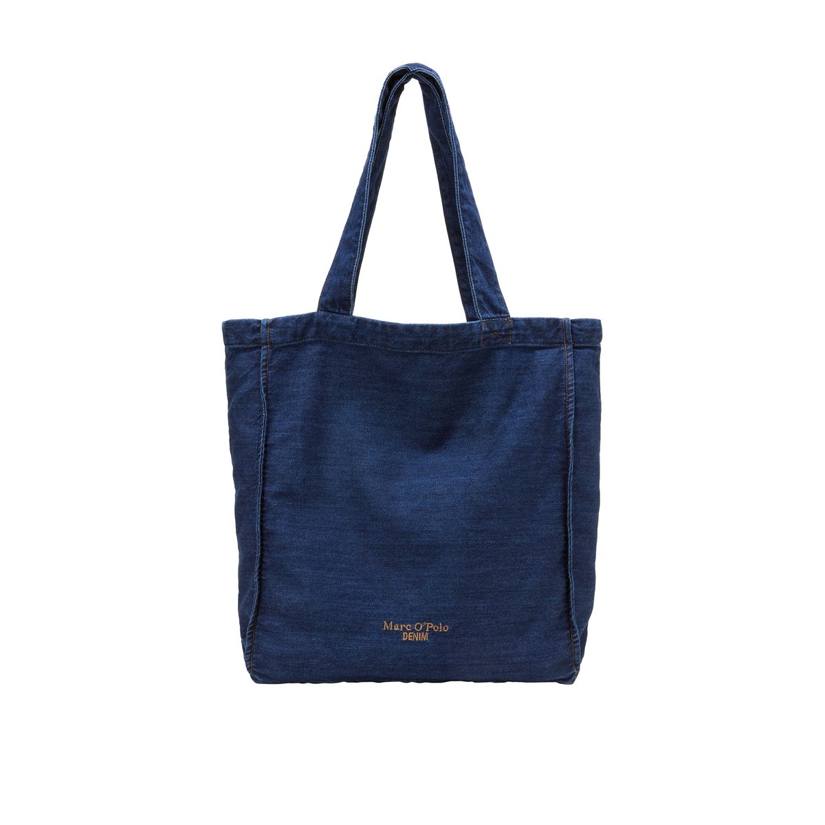 Grand sac cabas en denim réalisé avec Orange Fiber bleu, MARC O’POLO DENIM