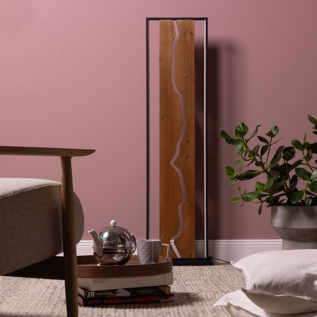 Lampadaire    THUNDER noir mat, BRILLIANT