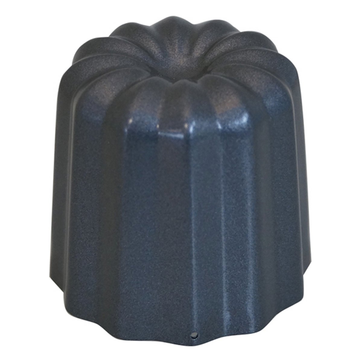 Lot de 4 moules individuels canelés bordelais ø 5.5cm noir, DE BUYER