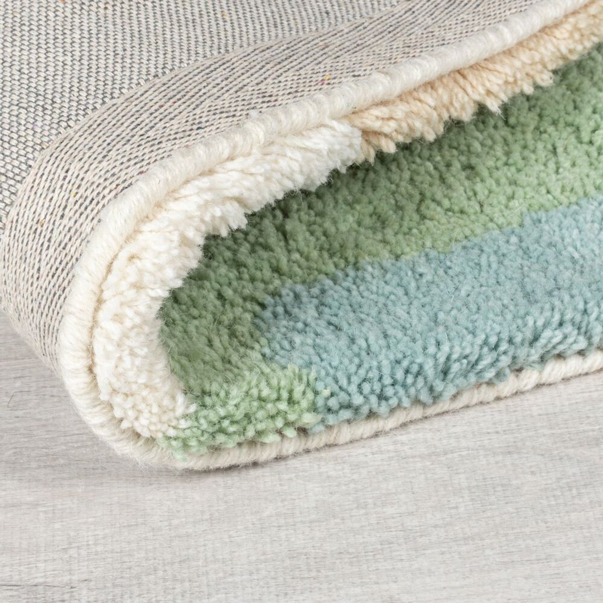 Tapis en laine shaggy ZAGORA GEO multicolore, FLAIR RUGS