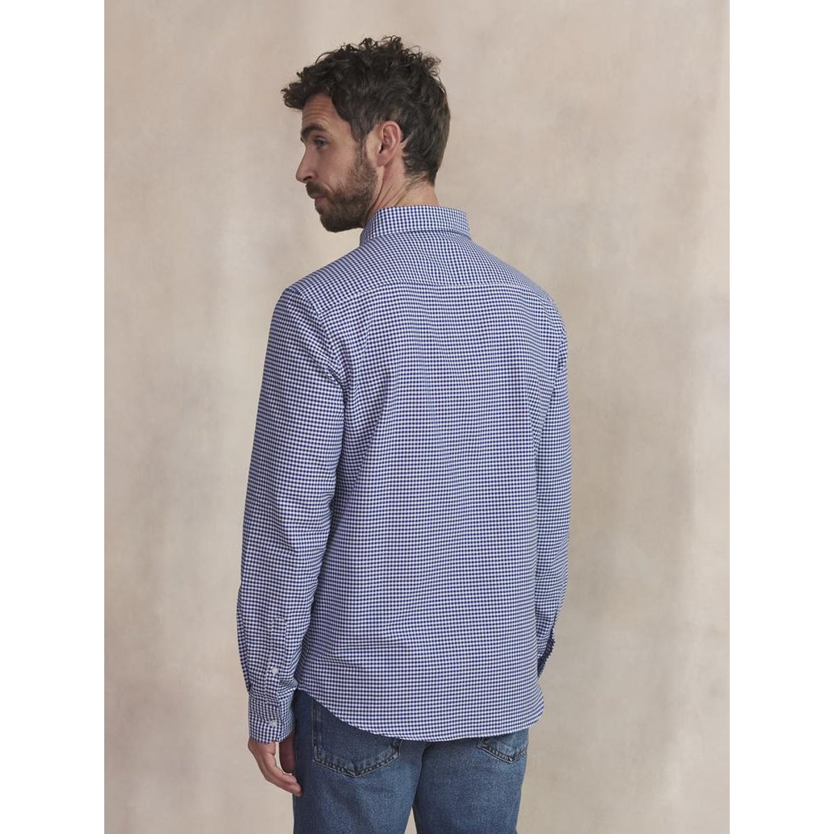 Chemise manches longues LASLOCHE marine, TBS