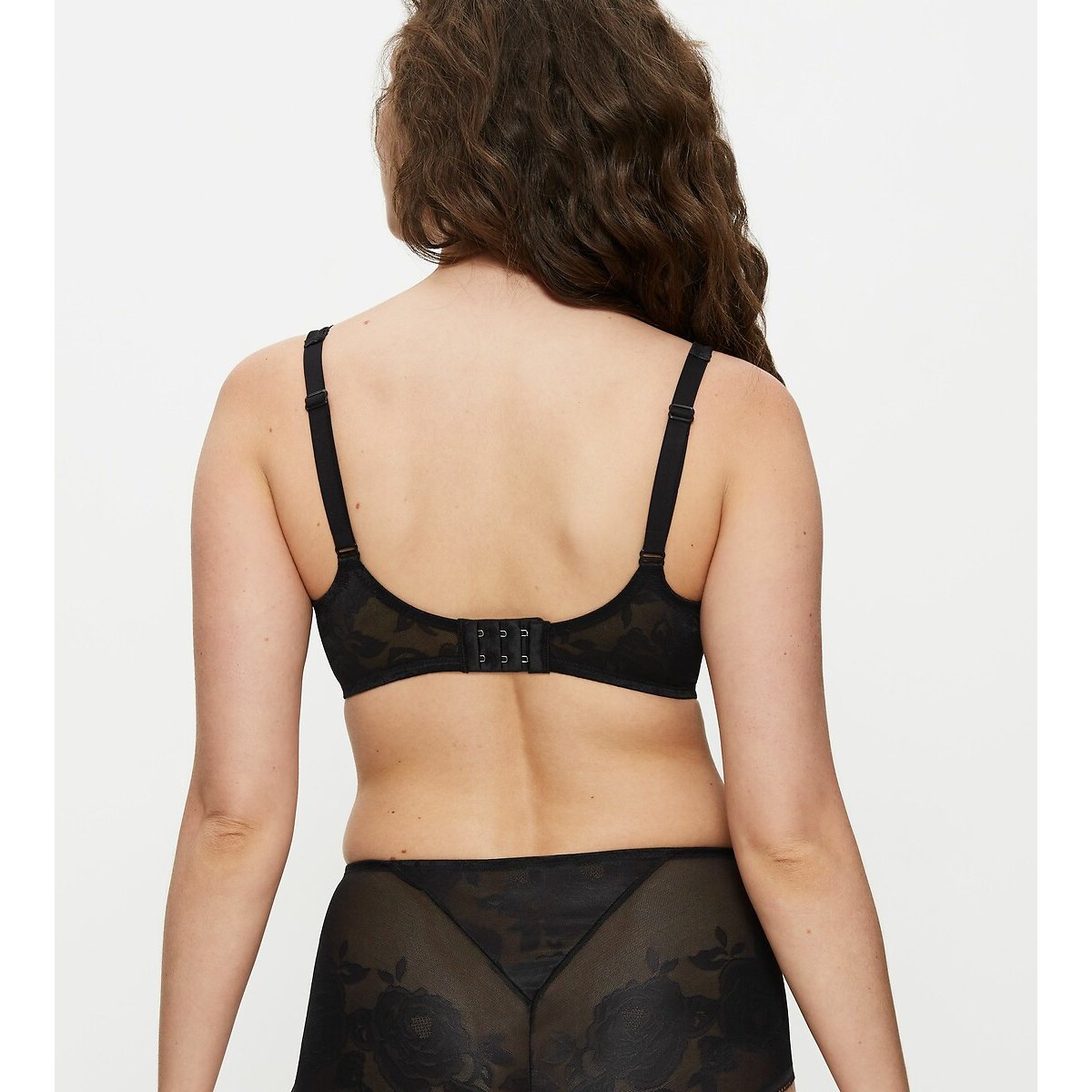 Wild Rose Sensation Minimiser Bra black, TRIUMPH