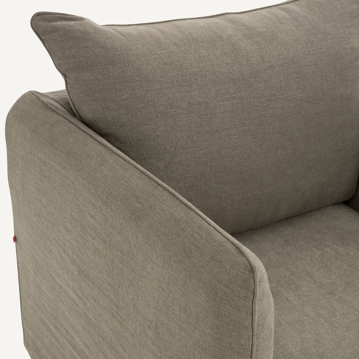 Fauteuil lin épais stonewashed, Neo Chiquito ecorce, AM.PM