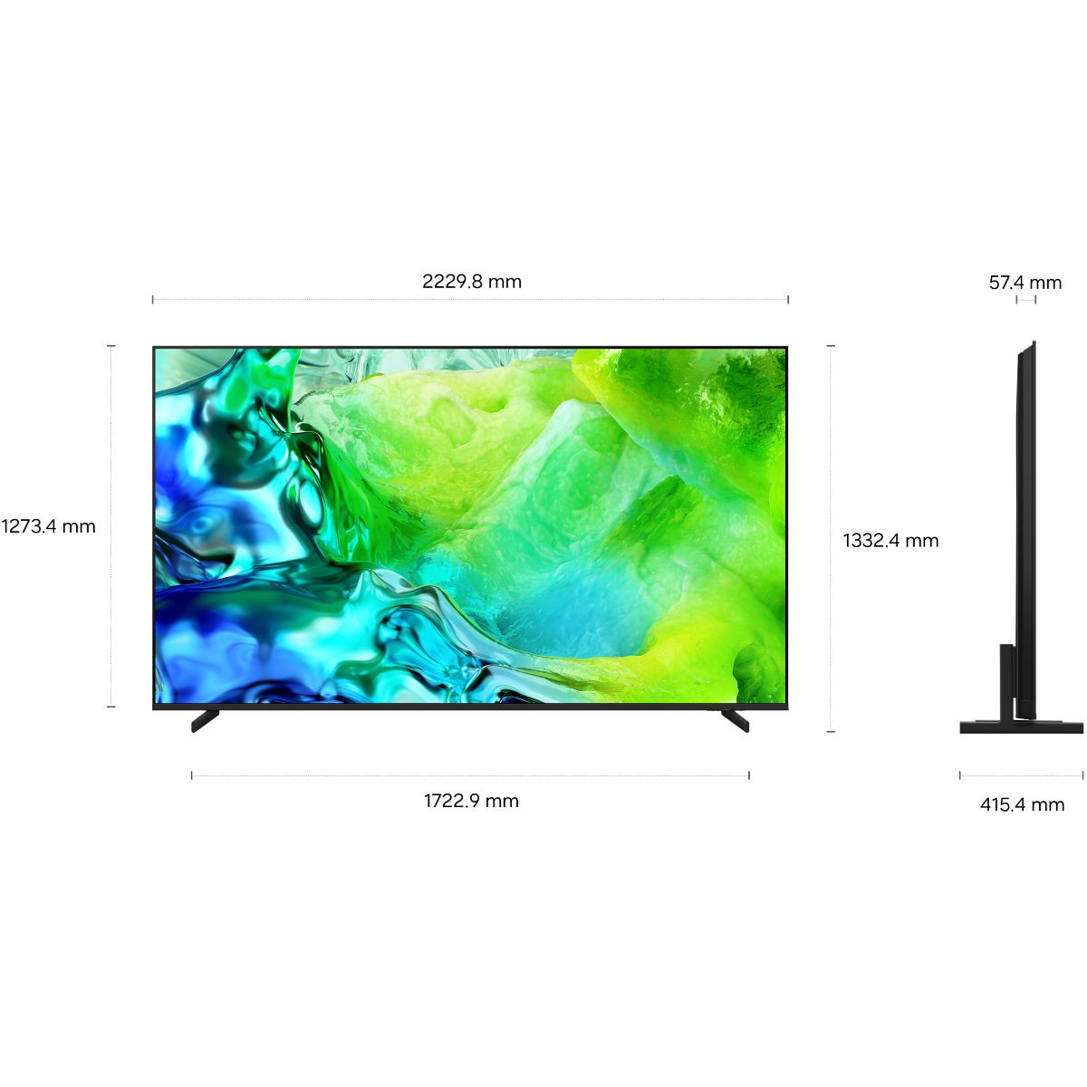 TV QLED 100QN80H (253cm) noir, SAMSUNG