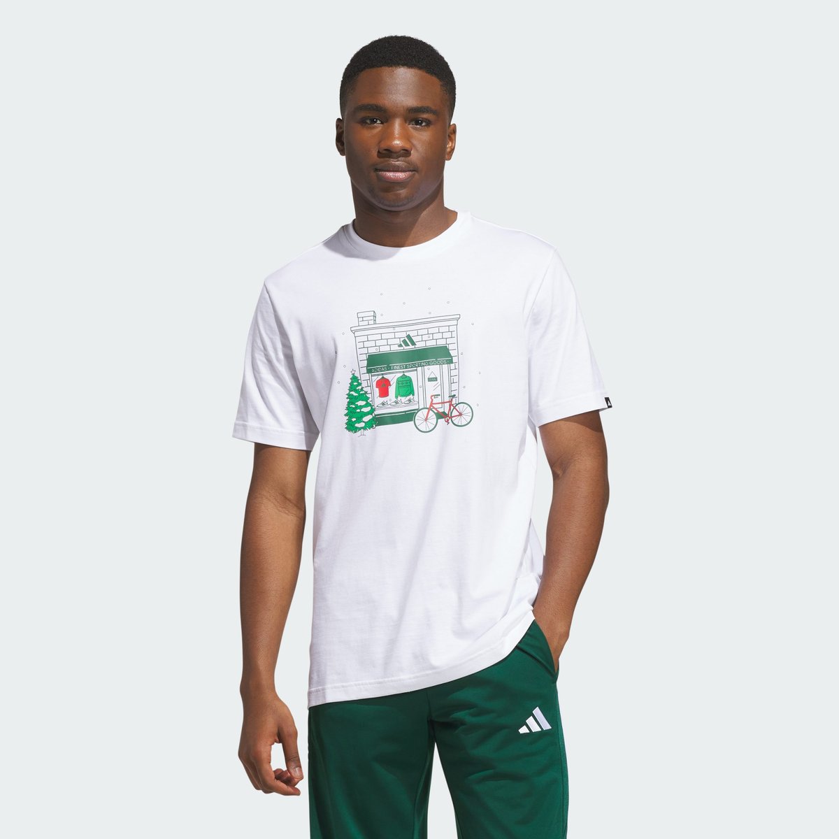 T-Shirt Graphique Holiday Shop T-Shirt Graphique Holiday Shop white, ADIDAS SPORTSWEAR