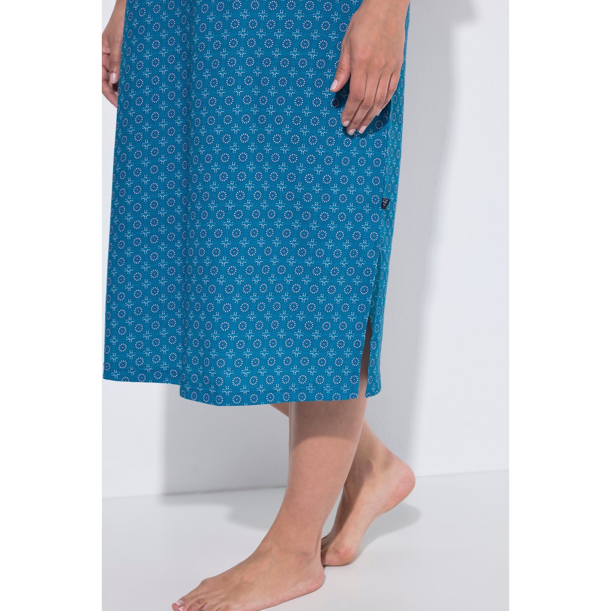 Chemise de nuit / grand T-shirt à motif pétrol, ULLA POPKEN