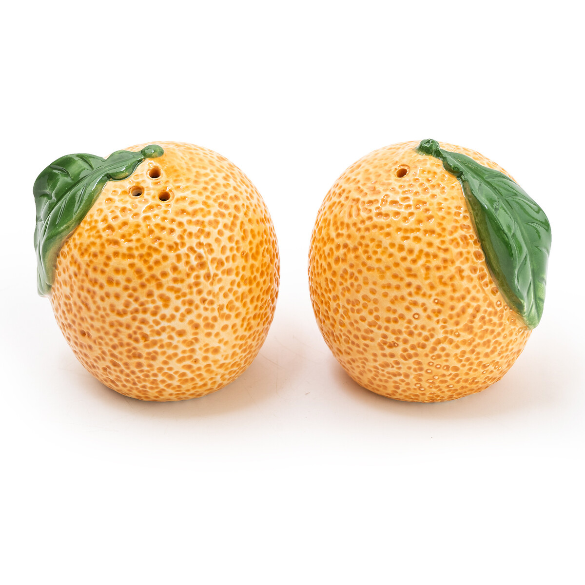 Set of 2 'Oranges' Salt & Pepper Pots orange, SO'HOME