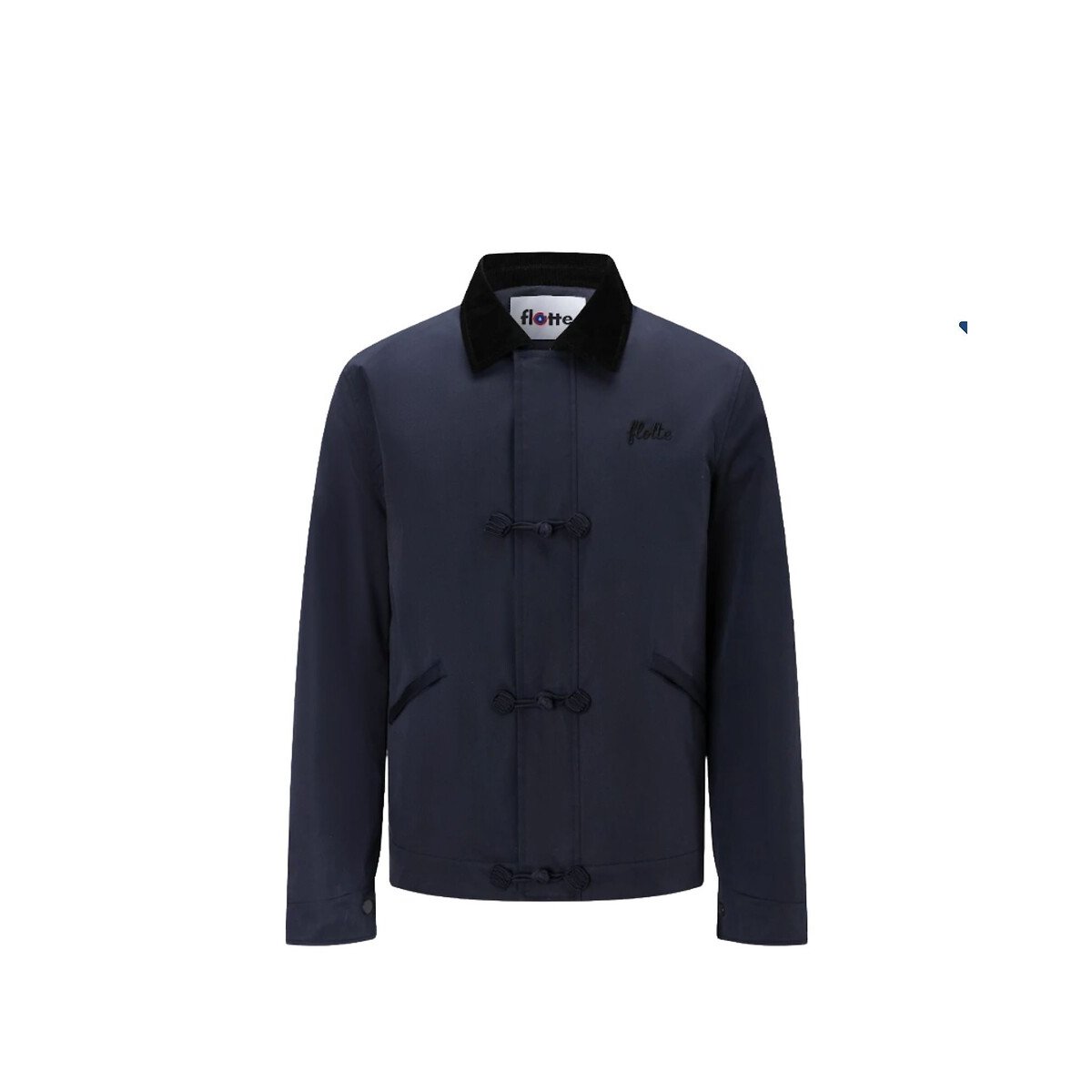 Veste imperméable à brandebourgs, CARNOT indigo, FLOTTE