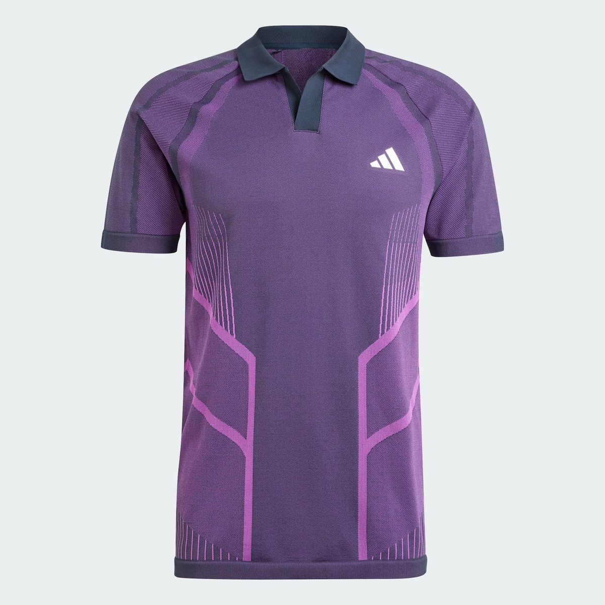 Polo de tennis sans coutures Pro AEROREADY FreeLift aurora ink / preloved purple, adidas Performance
