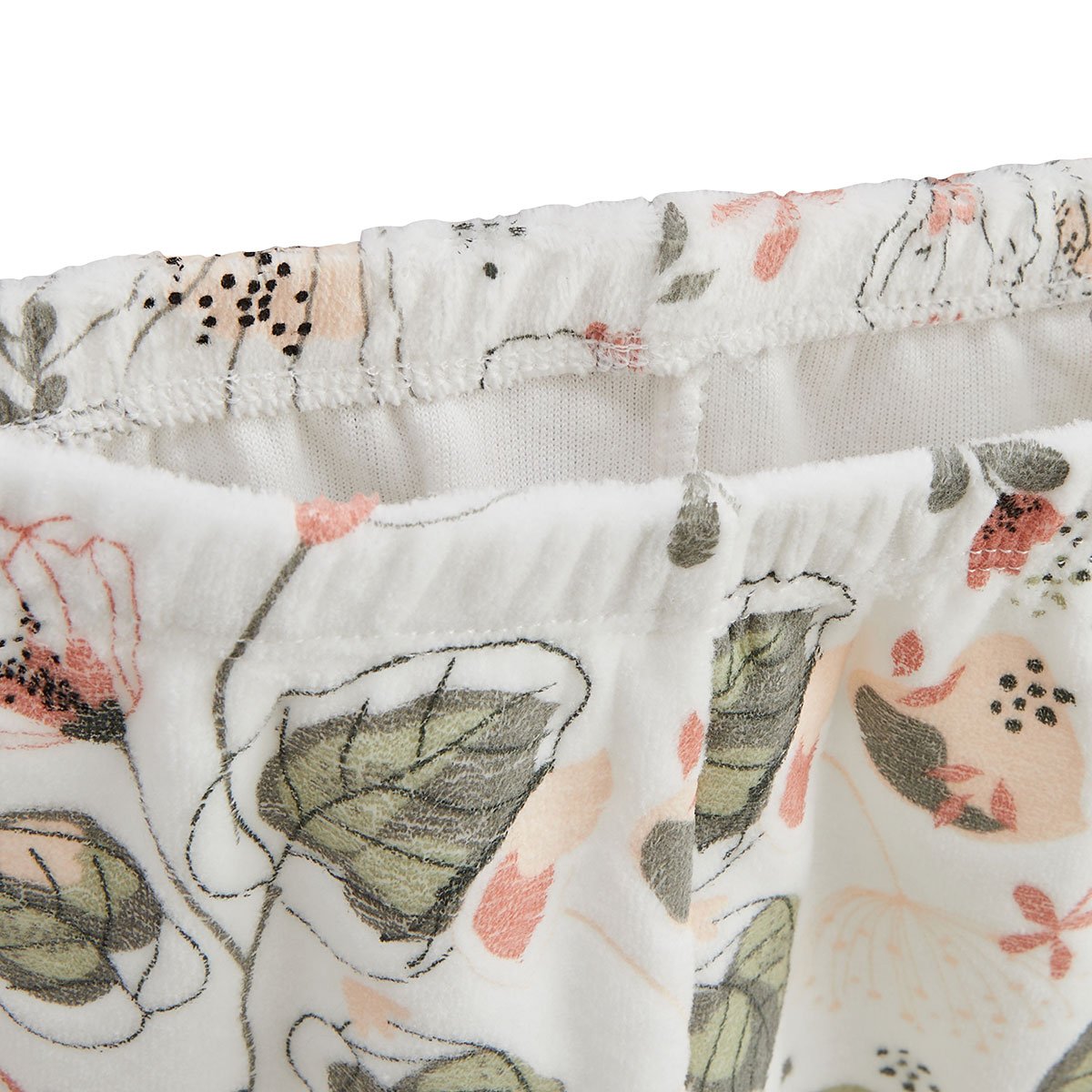 Pyjama enfant 2 pièces en velours Lily kaki, PETIT BEGUIN