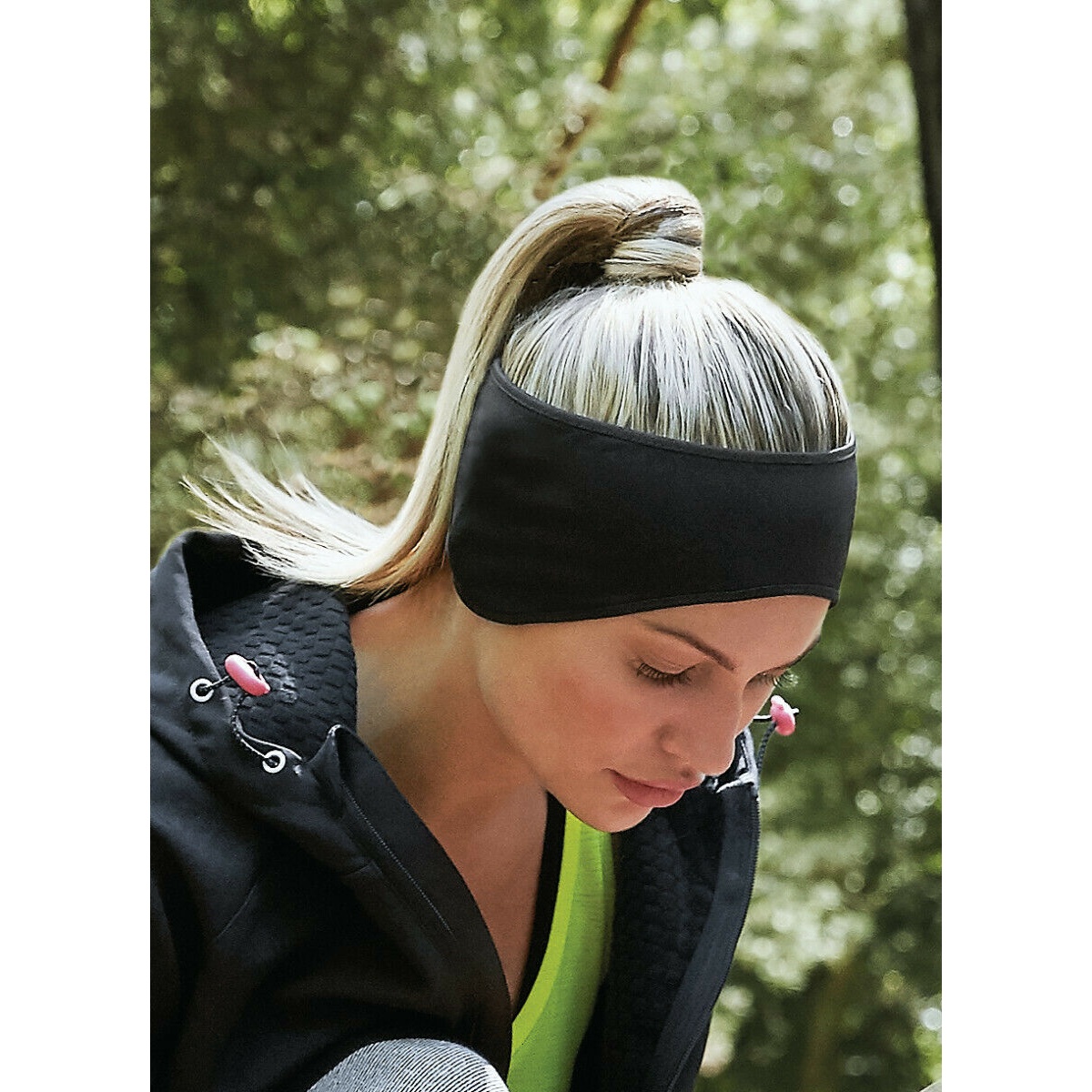 Bandeau softshell de sport noir, BEECHFIELD
