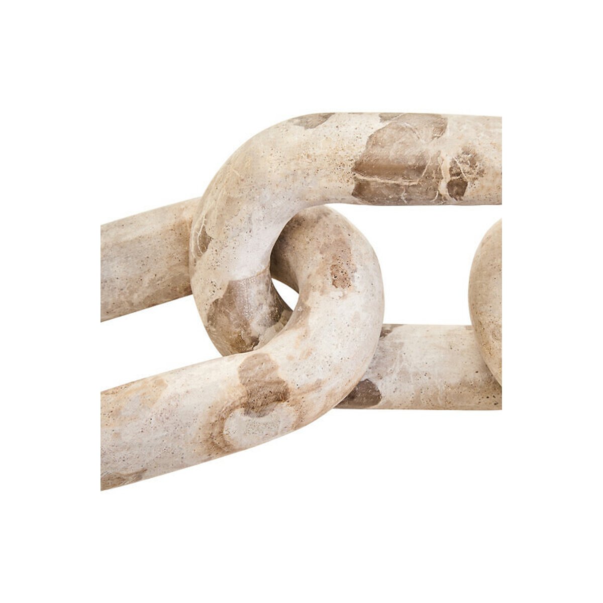 Decor Marble Three Link Chain in Chocolate brown , FIFTY FIVE SOUTH