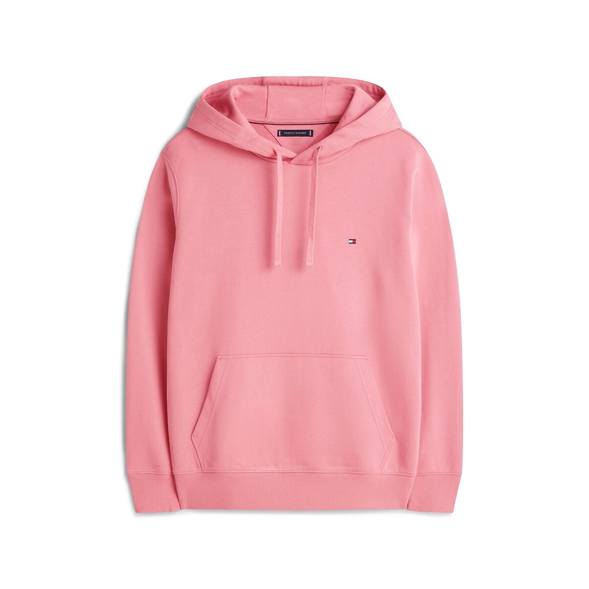 Sweat à capuche en coton rose blush, TOMMY HILFIGER