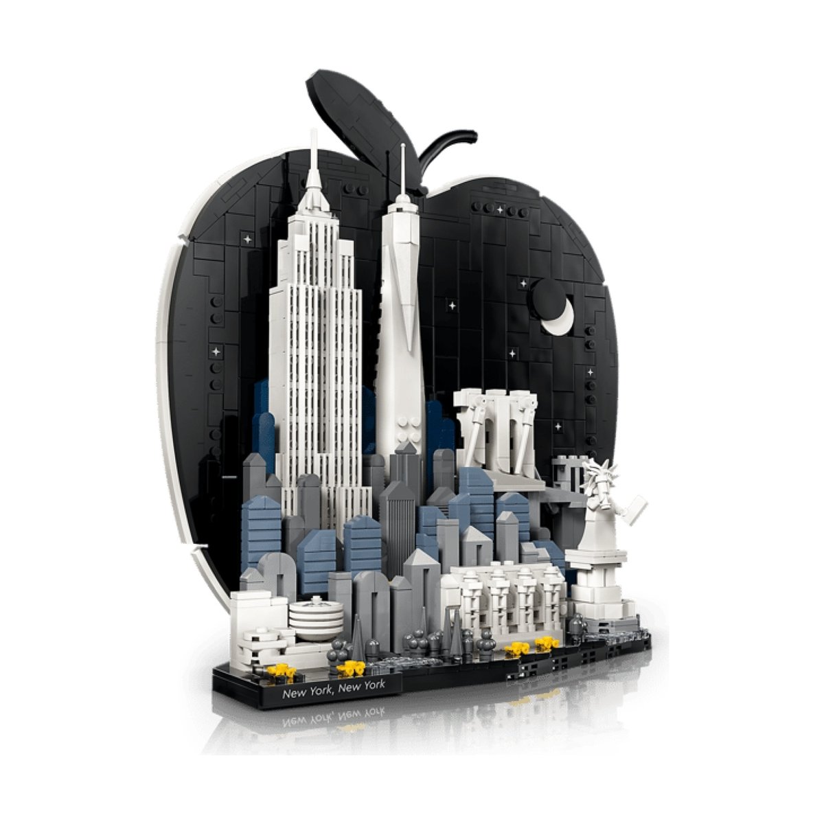 Architecture New Yorkla grosse pomme multicolore, LEGO