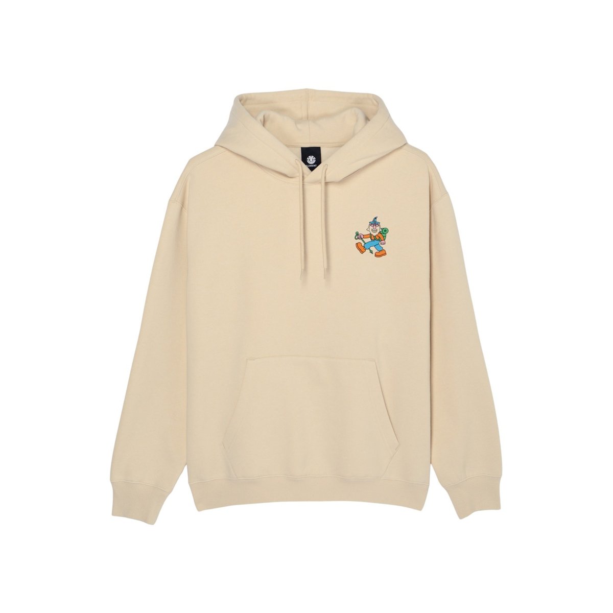 Sweat capuche PLANET HIKER beige oat milk, ELEMENT