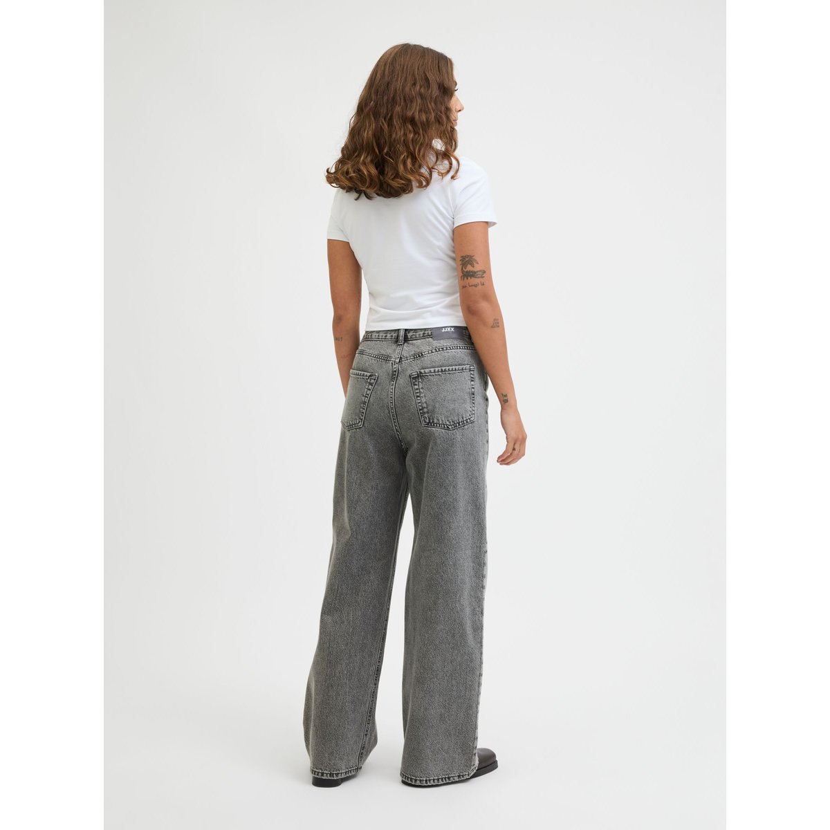 Jean À Coupe Wide grey denim, JJXX