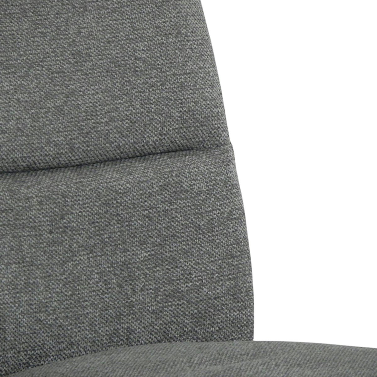Chaise à dossier haut en tissu gris (lot de 2) LOMBARDIE gris, PIER IMPORT