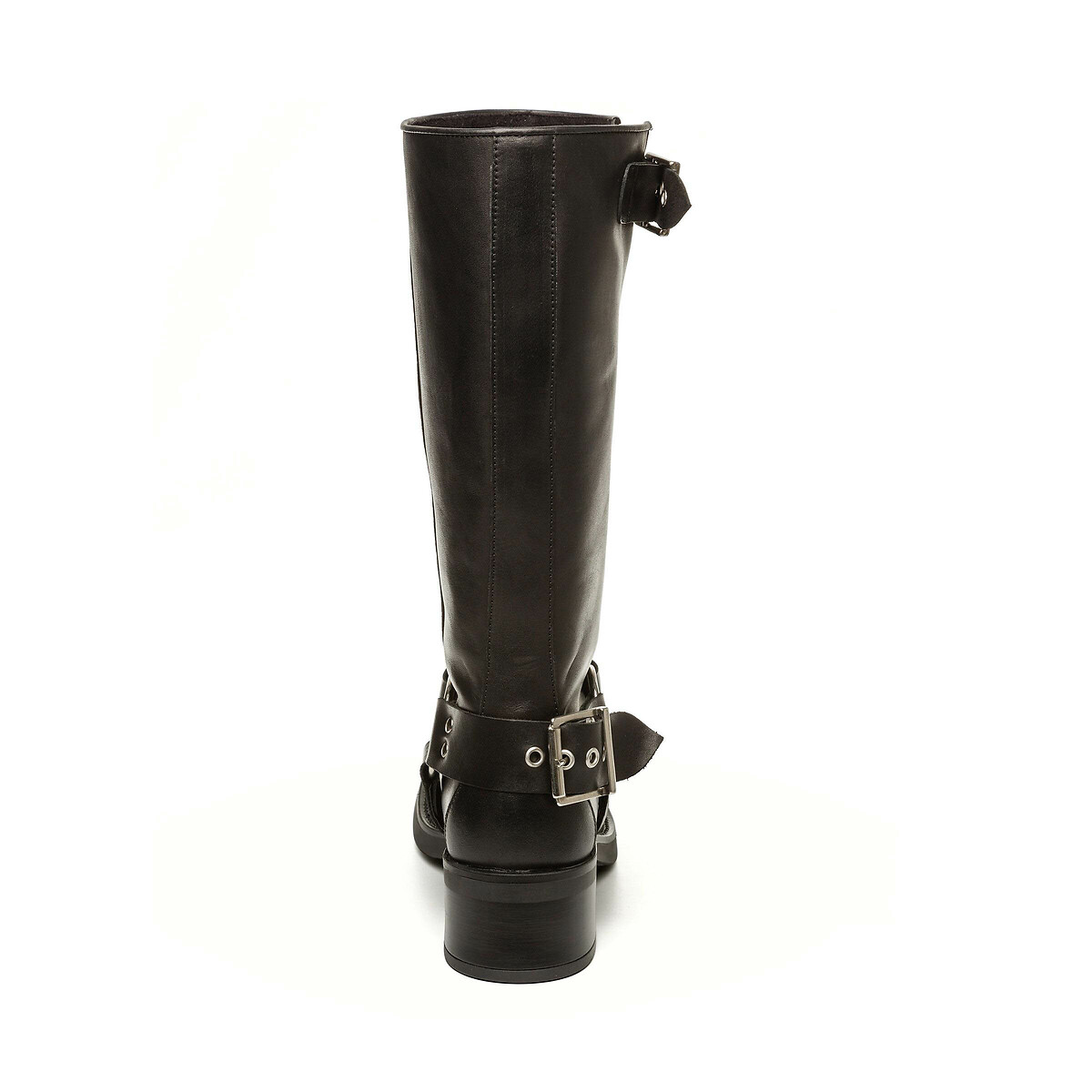 Beau Leather Biker Boots black, STEVE MADDEN