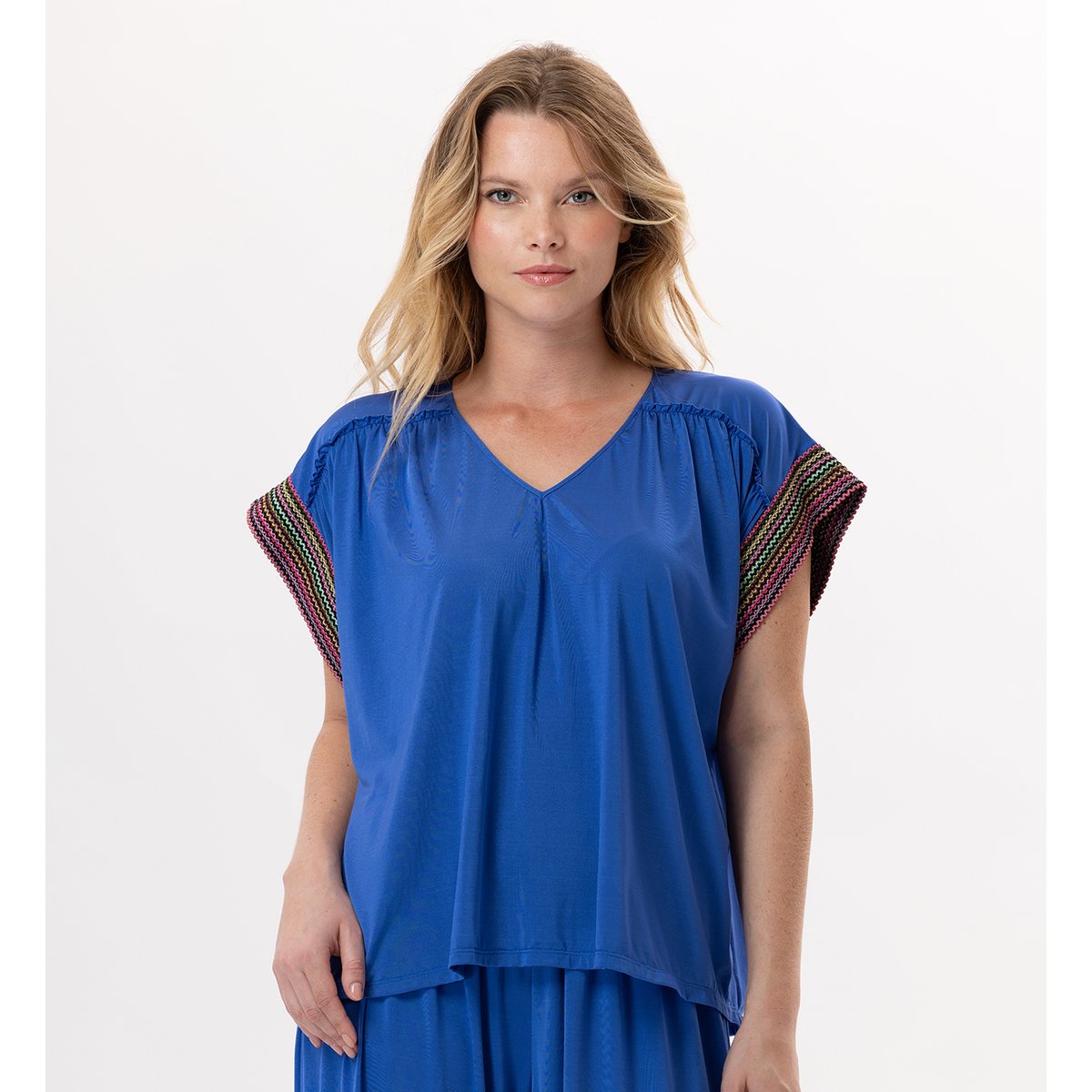 Tee-shirt en jersey PAMPELONNE 930 bleu, LE CHAT