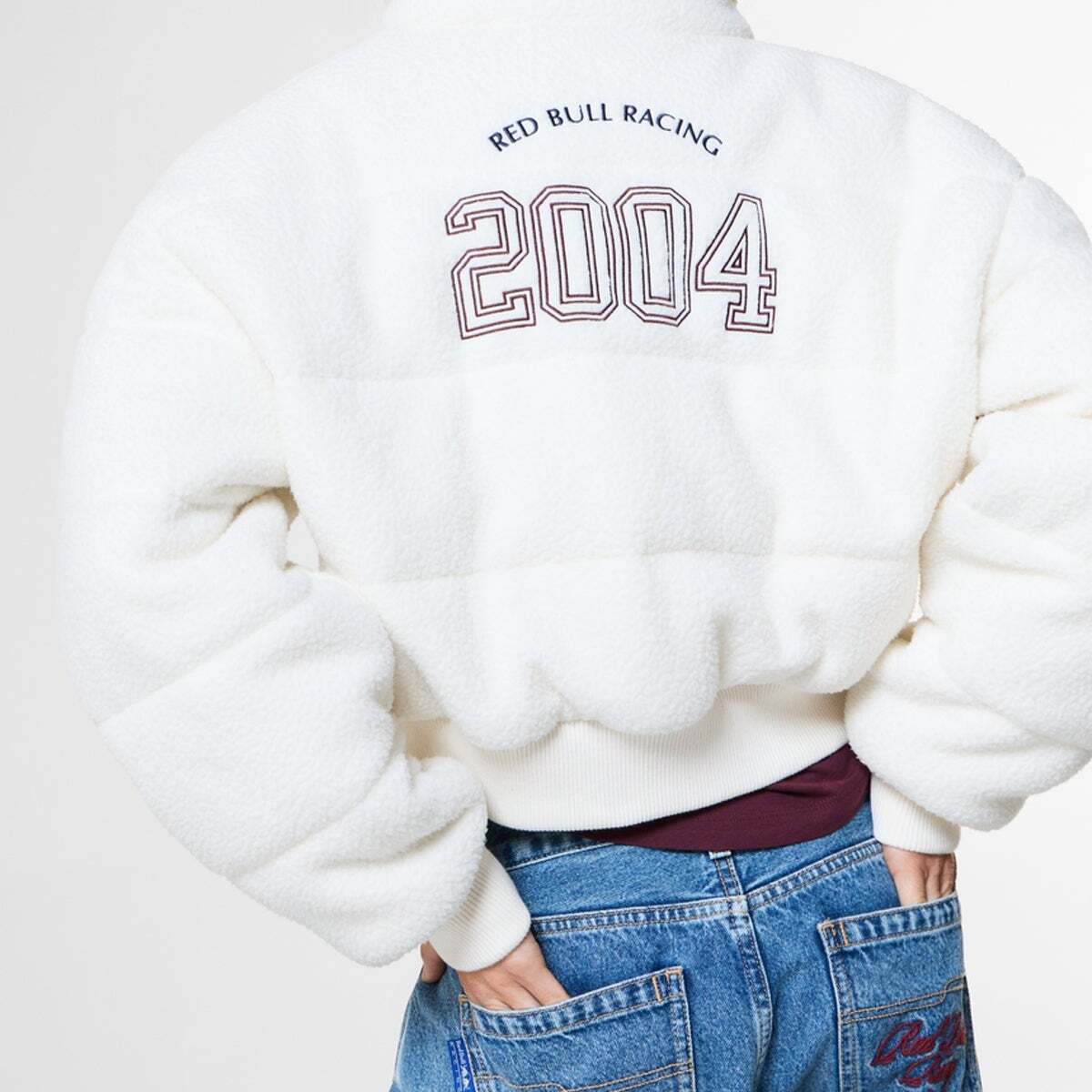 Red Bull Racing Veste À Col Montant Avec Logo blanc cassé, PEPE JEANS