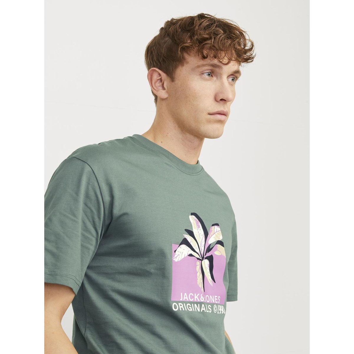 T-Shirt laurel wreath, JACK & JONES