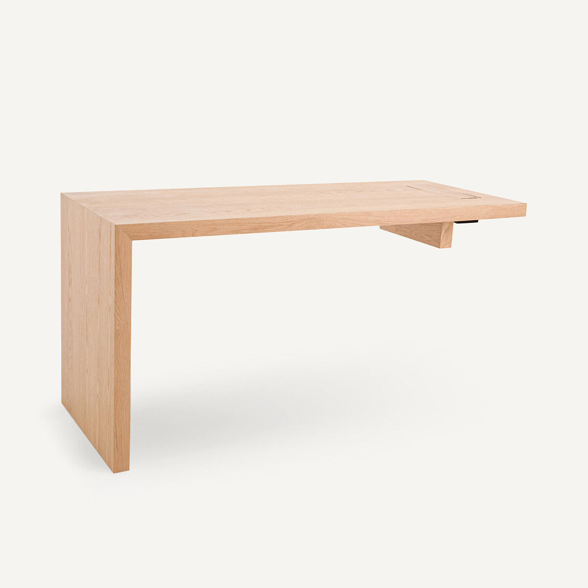 Plateau bureau chêne et plaqué chêne, L150, Mikube chêne naturel, AM.PM