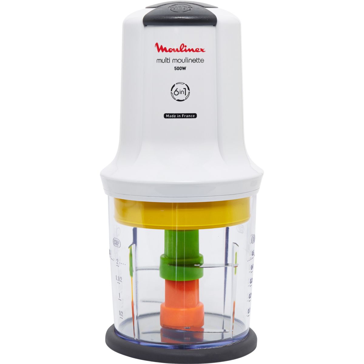 Hachoir MULTI-MOULINETTE 6 en 1 AT723110 couleur unique, MOULINEX