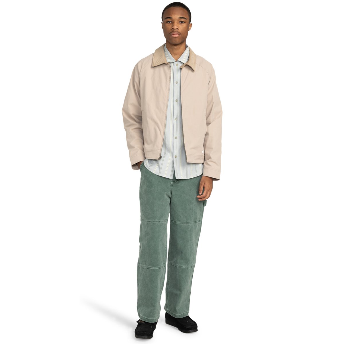 Veste imperméable STEW beige aluminum, ELEMENT