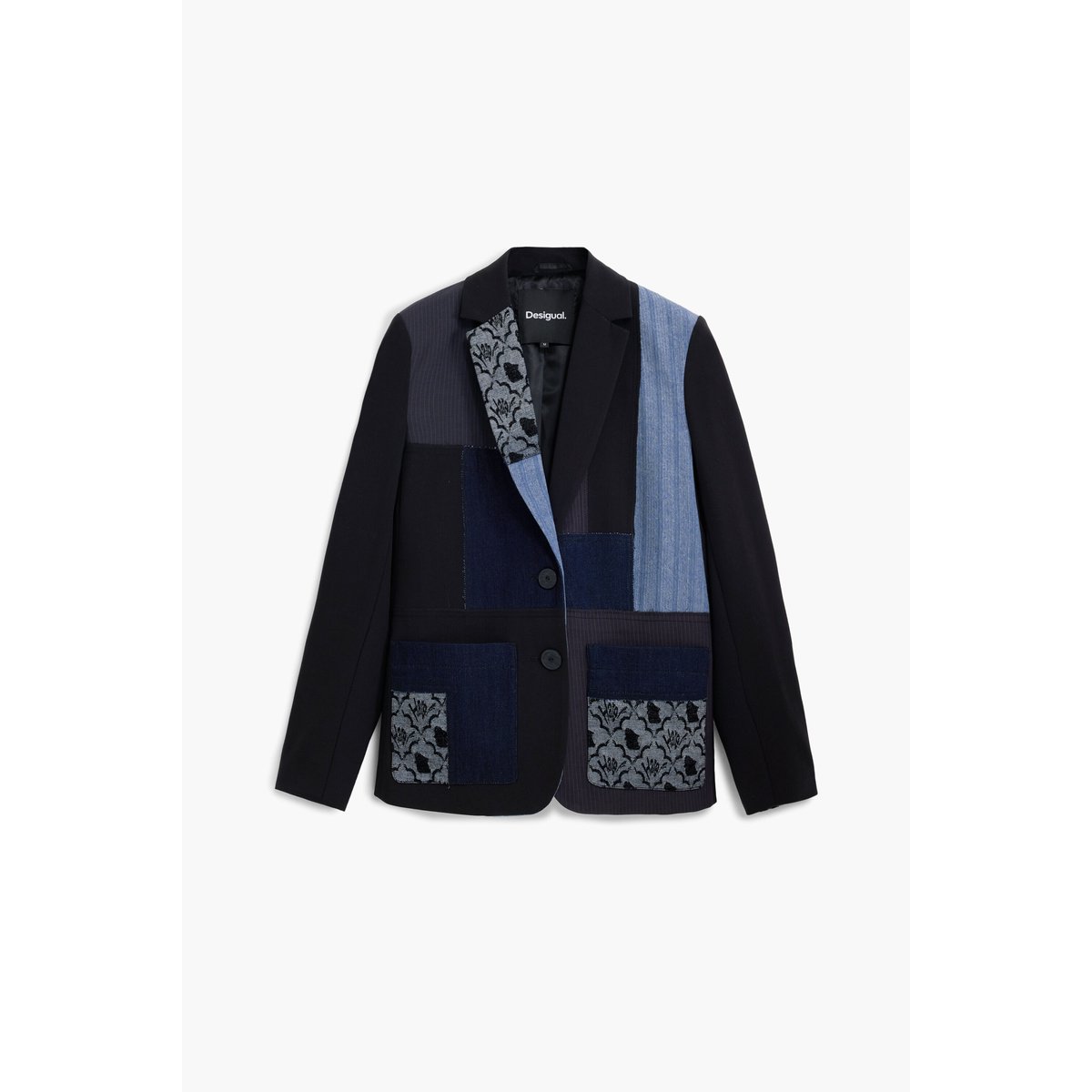 Veste patchwork gris, DESIGUAL