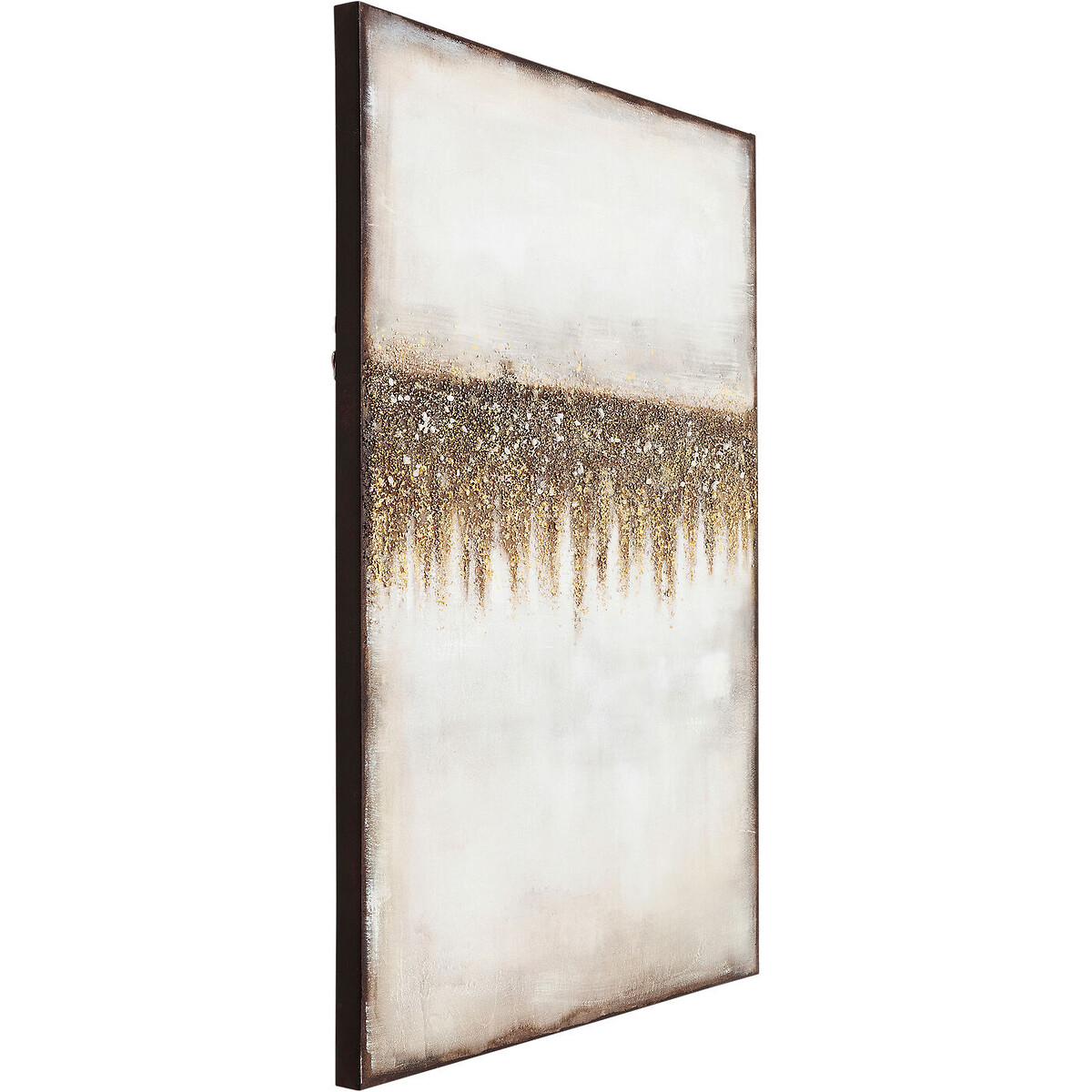 Tableau sur toile Abstract Fields 55x75cm beige, KARE DESIGN